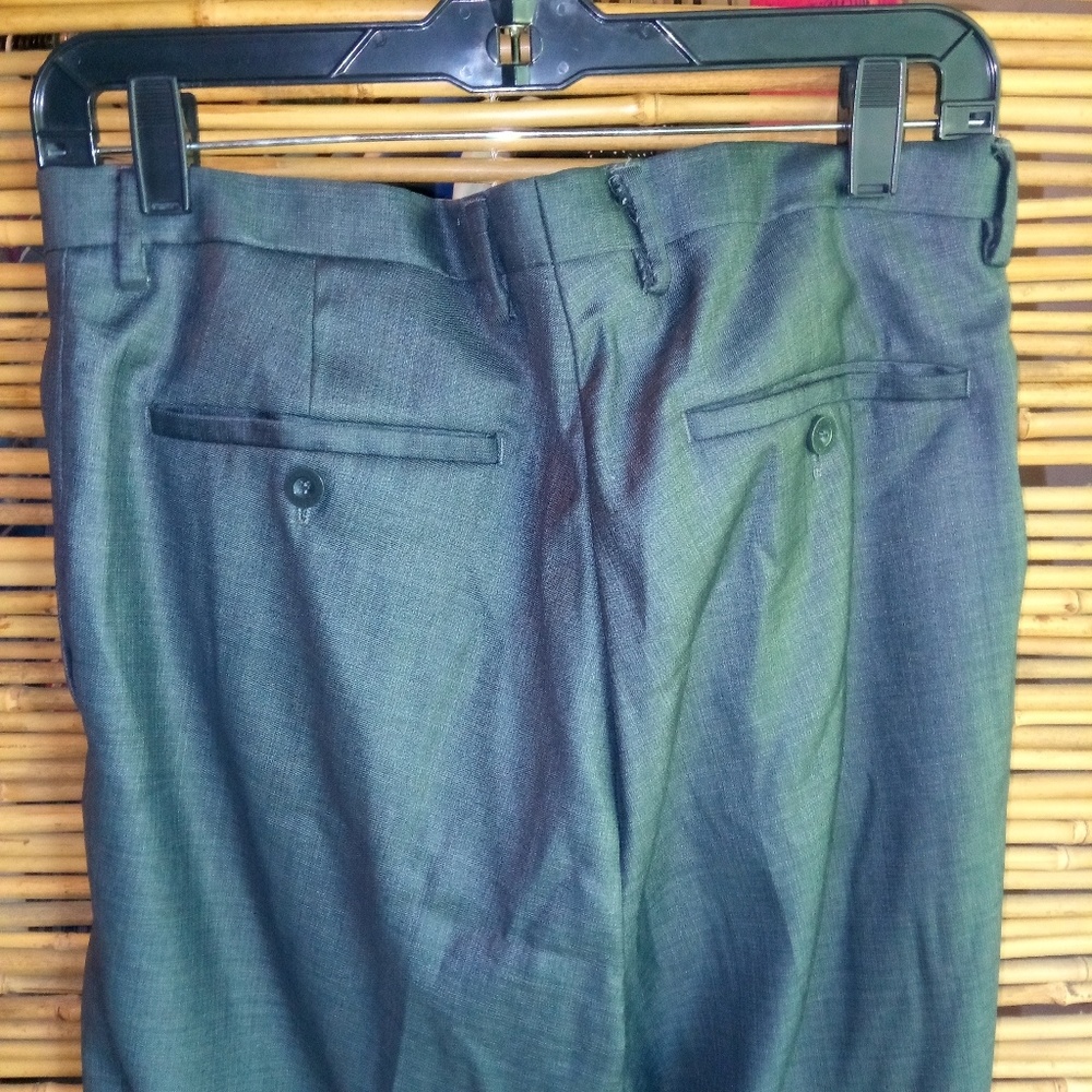 Alberto Cardinali 30x29 Mens Normcore Gray Dress Pants - Picture 3 of 6